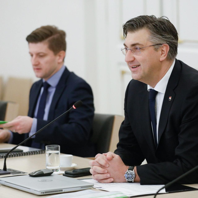 Zdravko Marić i Andrej Plenković