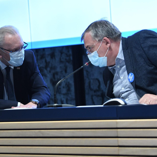 Davor Božinović i Krunoslav Capak