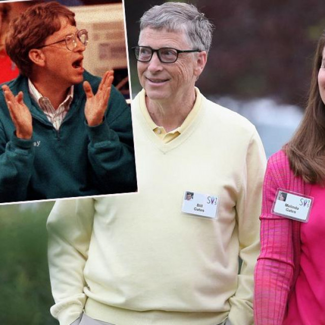 Bill i Melinda Gates na fotogrsfijama iz 1993. i 2015. godine