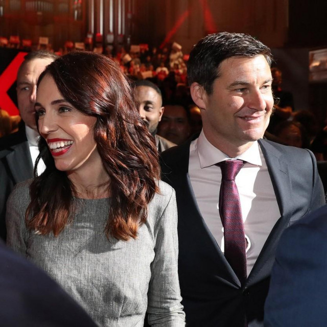 Jacinda Ardern i Clarke Gayford