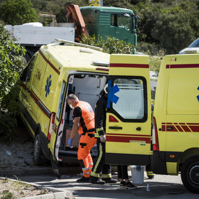 Lančani sudar u Njivicama