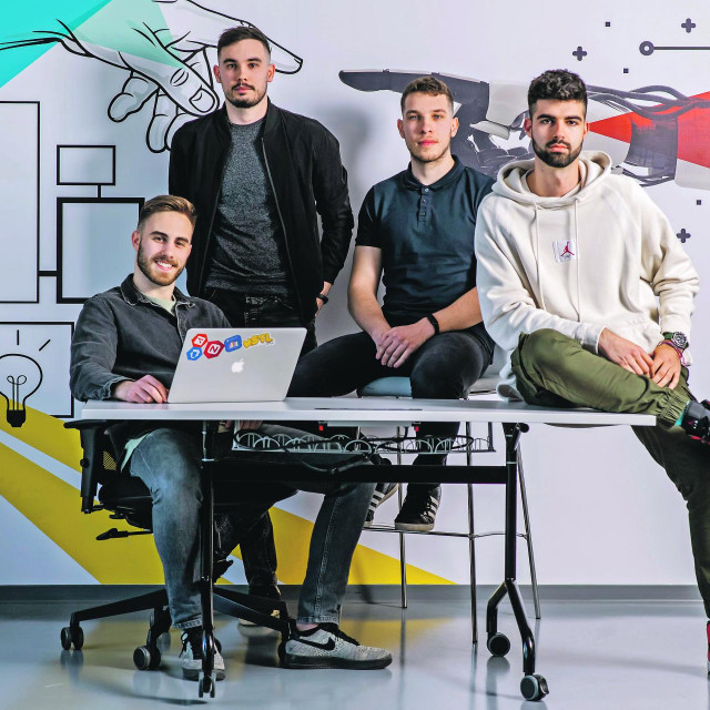 Ante Bilić, Manuel Matošević, Erik Matošević i Fran Čudina