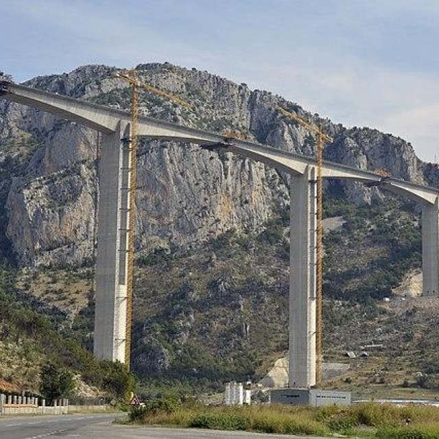 Most Moračica na autocesti u Crnoj Gori, rujan 2019.