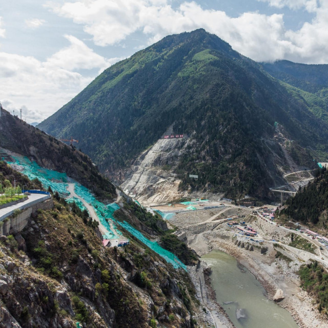 Gradilište hidroelektrane Shuangjiangkou