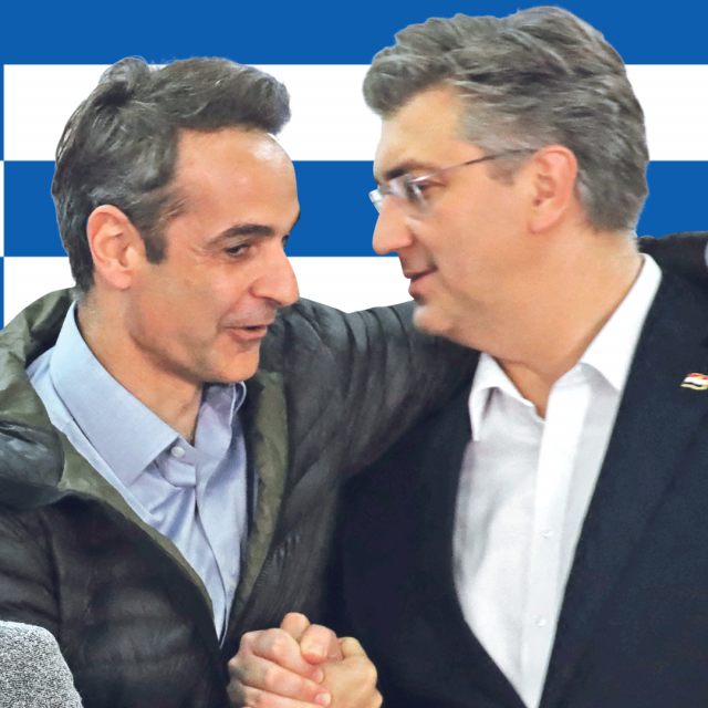 Ursula von der Leyen, Kyriakos Mitsotakis i Andrej Plenković