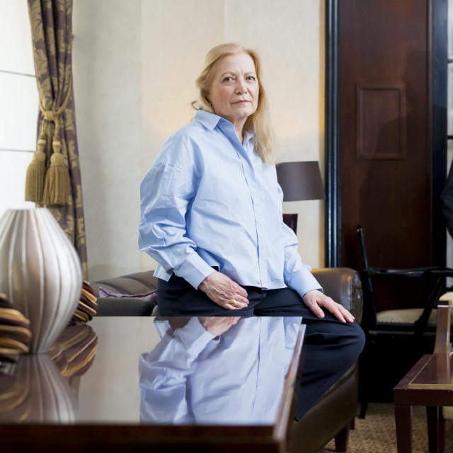 Kostimografkinja Doris Kristić i Dobroslav Silobrčić.