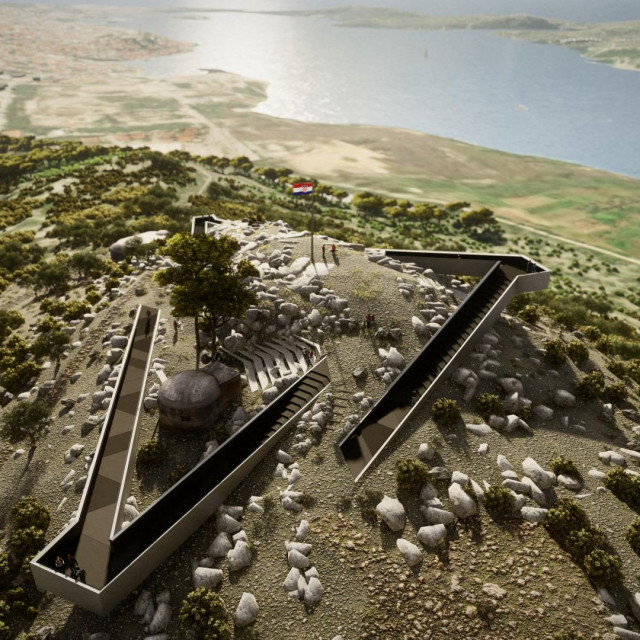 Šibenik - Smričnjak, uređenje bunkera u vidikovac