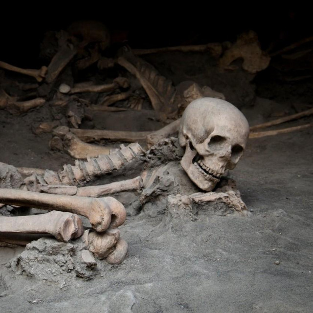 Ostaci u Herculaneumu; ilustracija