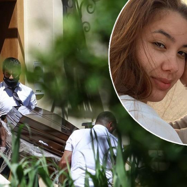 Ubojstvo u Grčkoj, Caroline Crouch s djetetom i suprugom (u krugu)