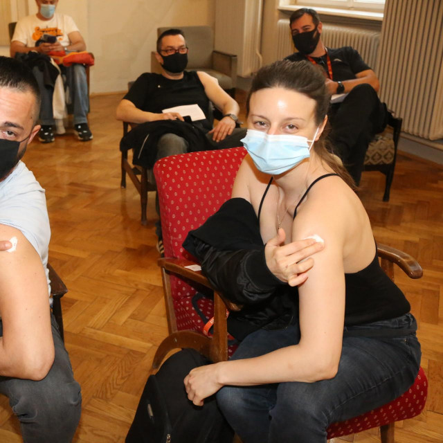 U Hrvatskom glazbenom zavodu provedena je velika akcija cijepljenja djelatnika zagrebačkog HNK