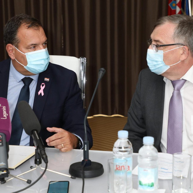 Vili Beroš, Krunoslav Capak (arhivska fotografija)