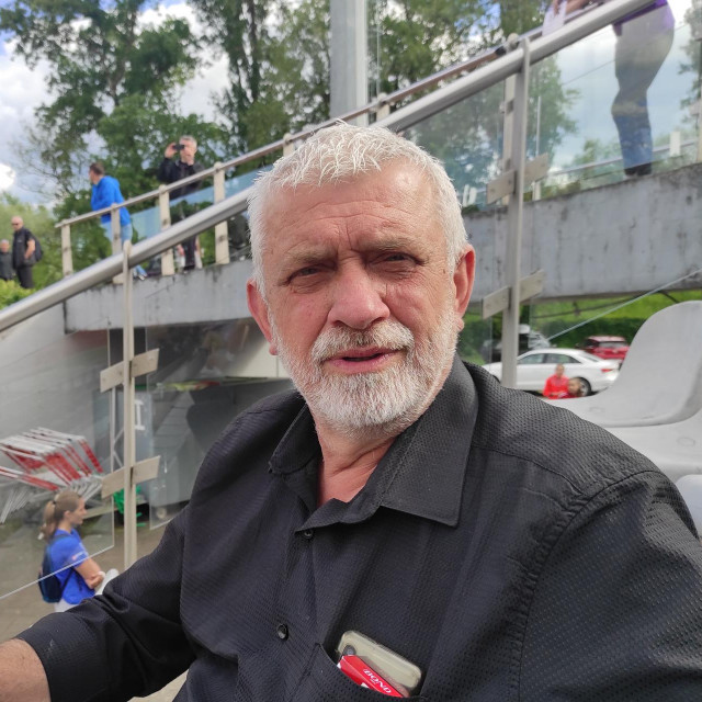 Dragan Zdravković minule subote na atletskom stadionu Mladosti uz savu, u Zagrebu tijekom mitinga Dinamo Zrinjevac