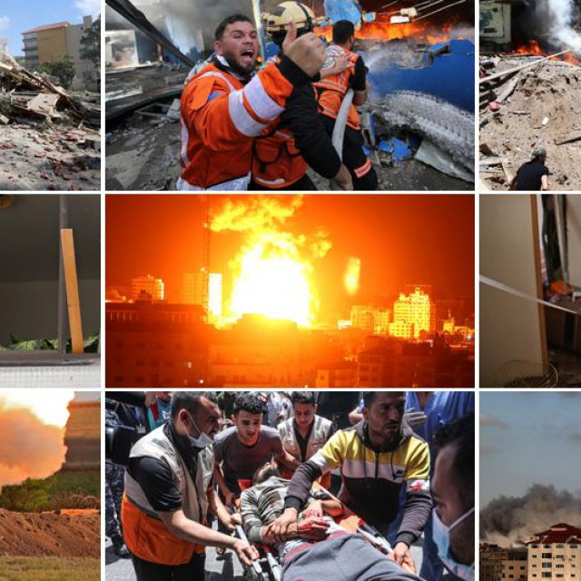 Prizori iz Gaze i Izraela