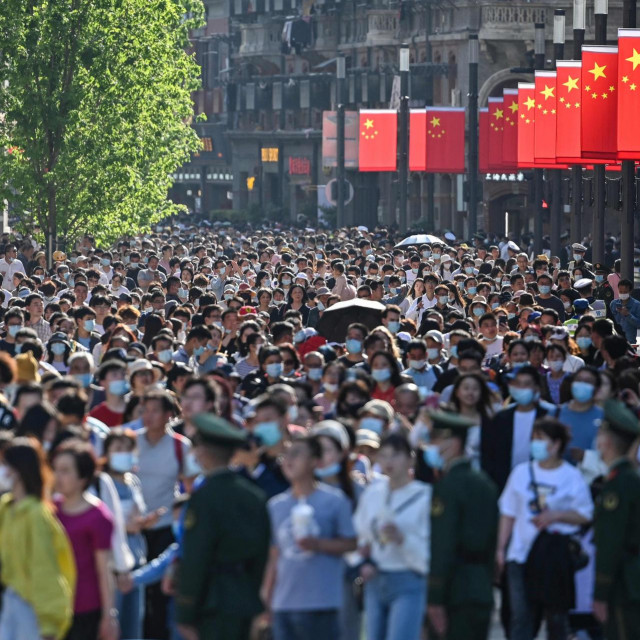 Prizor s ulica Šangaja / Ilustracija