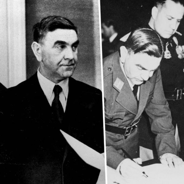 Ante Pavelić potpisuje Rimske ugovore