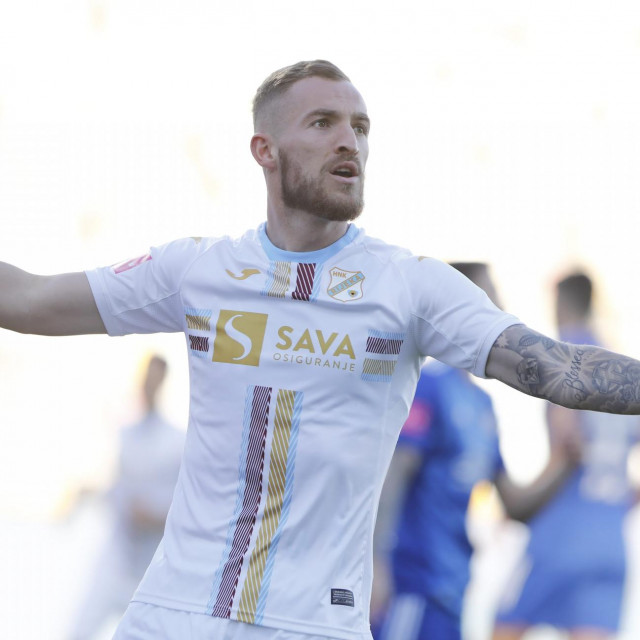 Rijeka, 090521.
Stadion Rujevica.
Utakmica 33.kolo 1. HT, izmjedu momocadi HNK Rijeka - GNK Dinamo.
Na fotografiji: Stjepan Loncar.