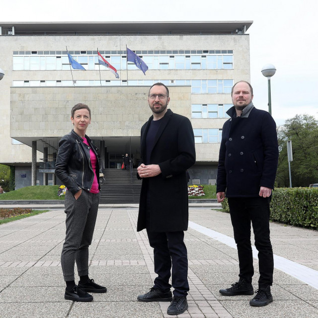 Danijela Dolenec, Tomislav Tomašević i Luka Korlaet
 