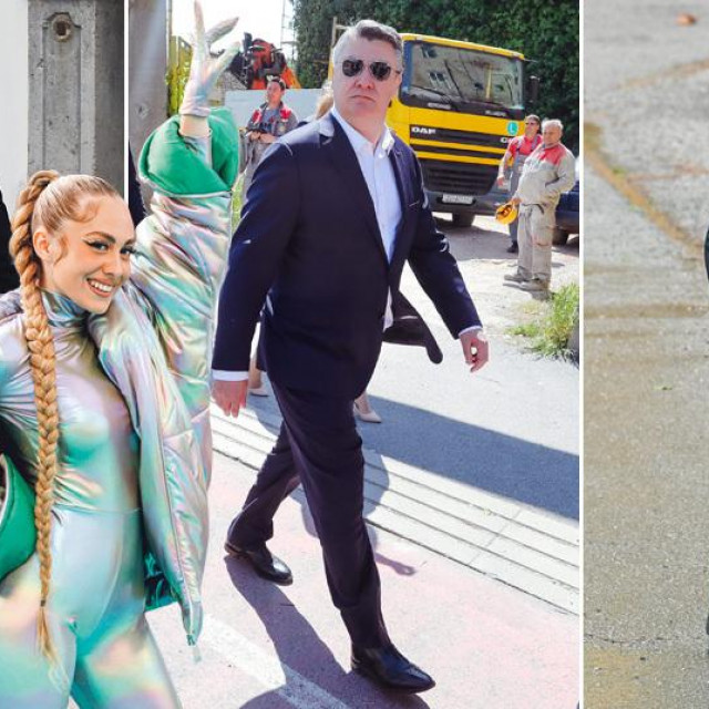 Albina Grčić, Andrej Plenković, Zoran Milanović, Miroslav Škoro