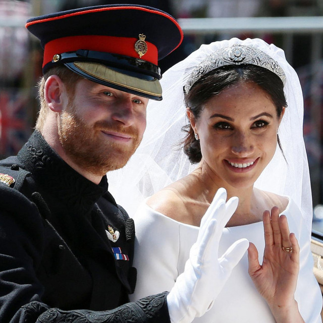 Princ Harry i Meghan na dan vjenčanja 2018.