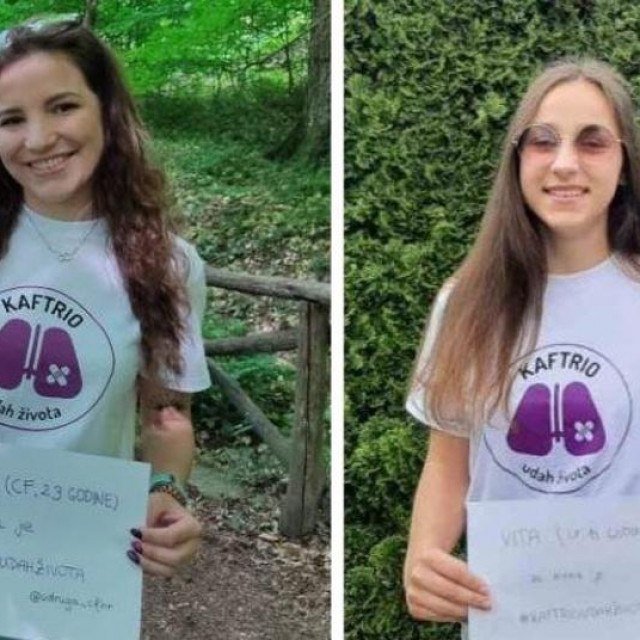 Tonka Vacka (23) iz Daruvara i Vita Domović (14) iz Dežanovca boluju od progresivne nasljedne bolesti - cistične fibroze i hitno im treba lijek kojeg još nema u Hrvatskoj