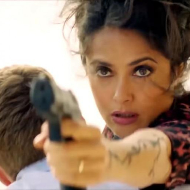 Salma Hayek, scena iz filma The Hitman's Wife's Bodyguard