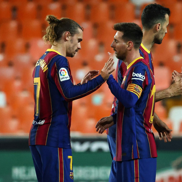 Antoine Griezmann i Lionel Messi