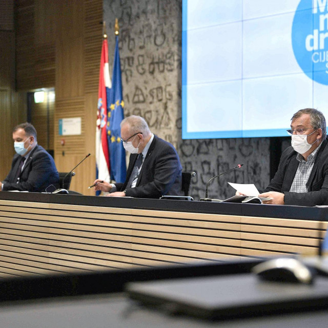 Alemka Markotić, Vili Beroš, Davor Božinović, Krunoslav Capak