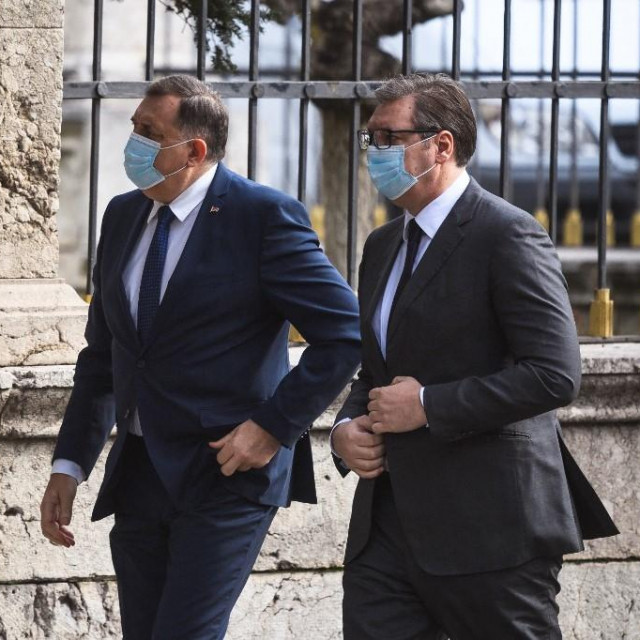 Milorad Dodik i Aleksandar Vučić