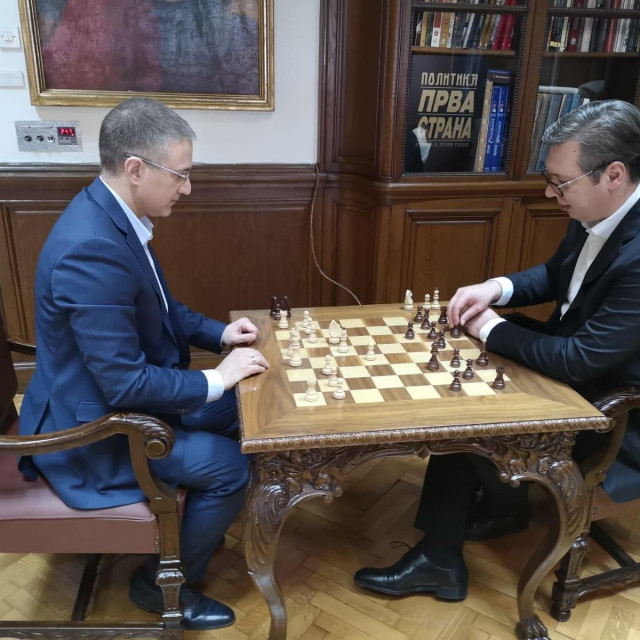 Nebojša Stefanović i Aleksandar Vučić