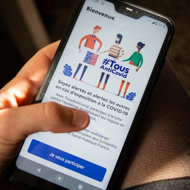 aplikacija 'Tous Anti-Covid'