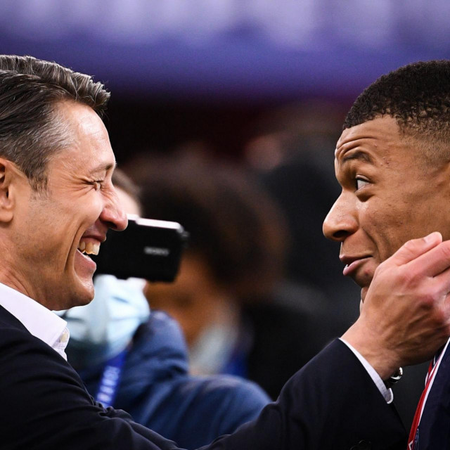 U srijedu nakon finala Kupa je bilo obratno, ali u nedjelju je Niko Kovač slavio, a Kylian Mbappe tugovao