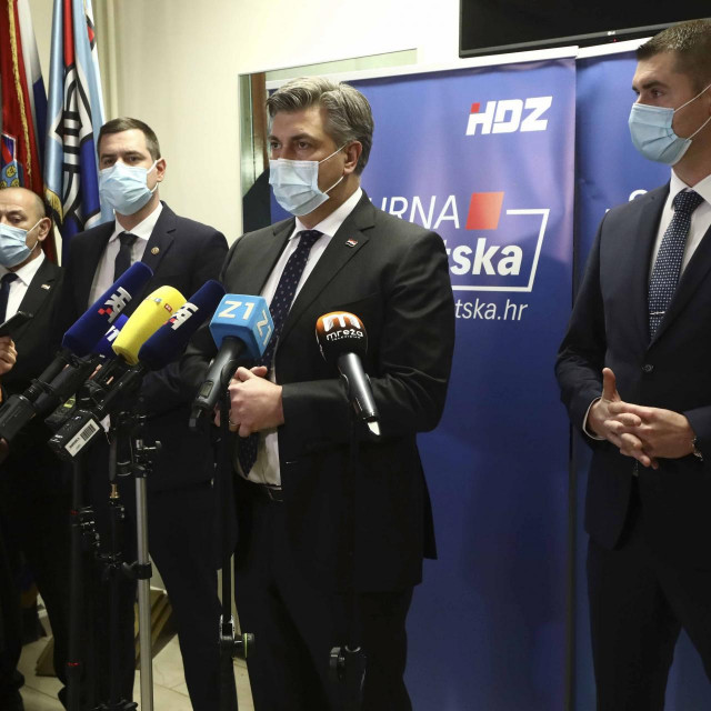 Tomo Medved, Mislav Herman, Andrej Plenković, Davor Filipović