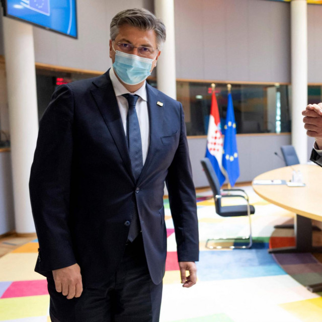 Andrej Plenković i Charles Michel