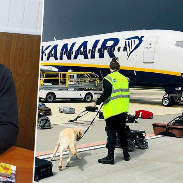 Roman Protaševič i avion Ryanaira koji je prizemljen u Minsku