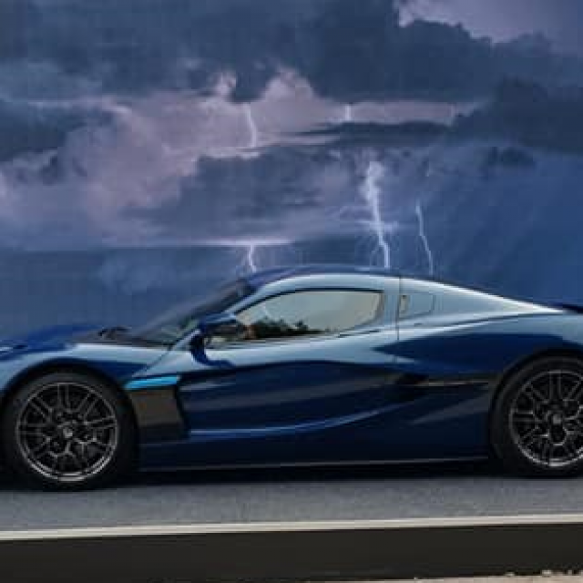 Rimac hiper automobil u Novalji