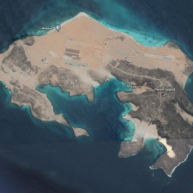 Otok Perim u tjesnacu Bab-el-Mandeb