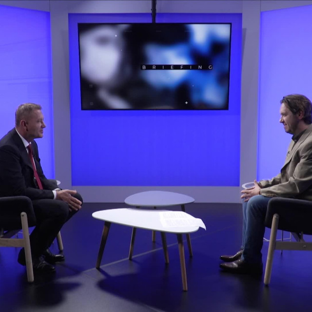 Krešo Beljak u emisiji 'Briefing' Borisa Orešića
