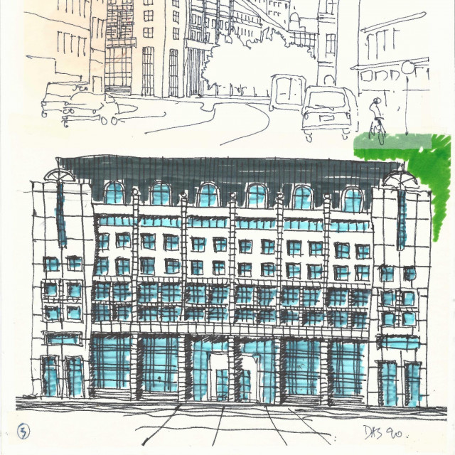 Skica iz knjige Aspernbruckengasse