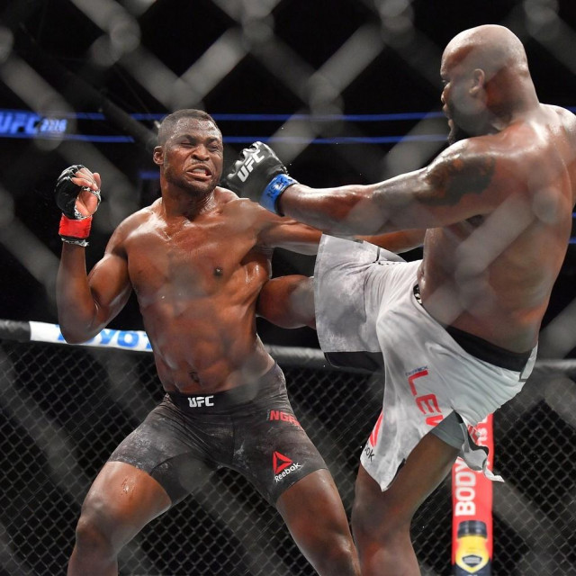 Francis Ngannou i Derrick Lewis