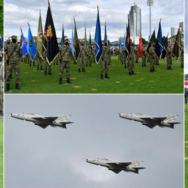 Postrojavanje u Kranjčevićevoj