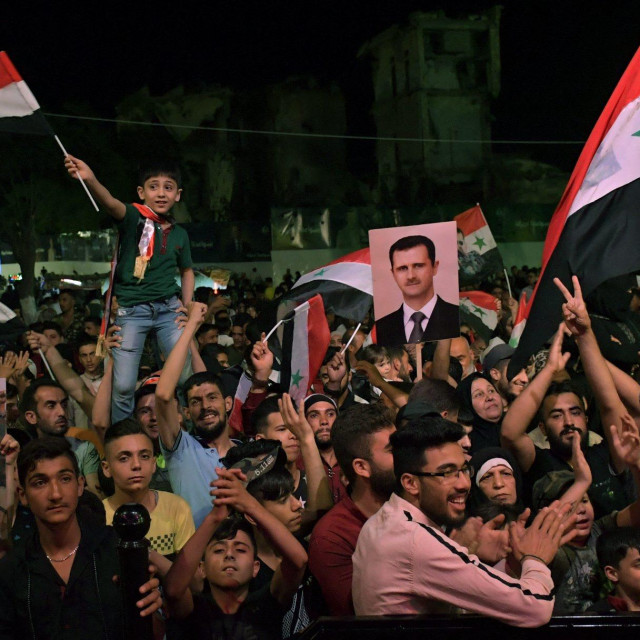 Proslava Asadove pobjede u Alepu