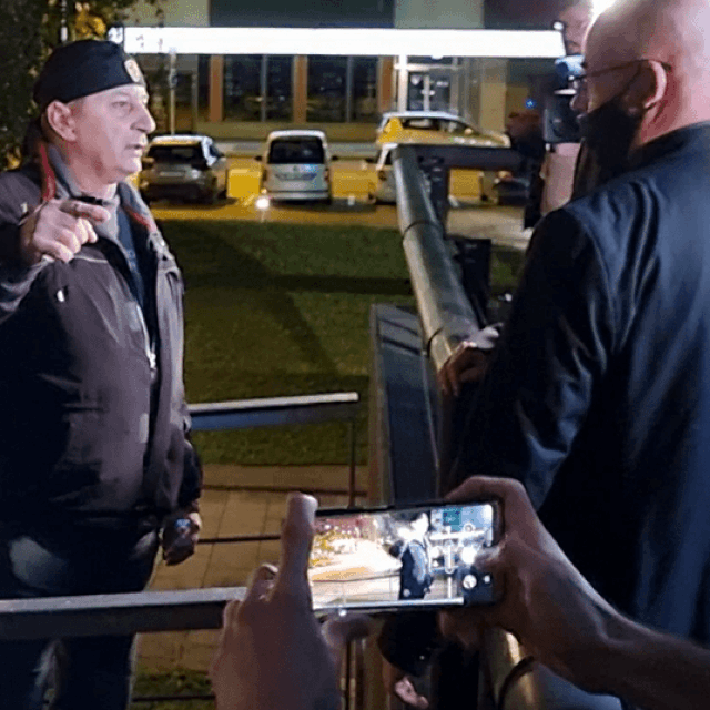 Incident ispred Tomaševićeva stožera