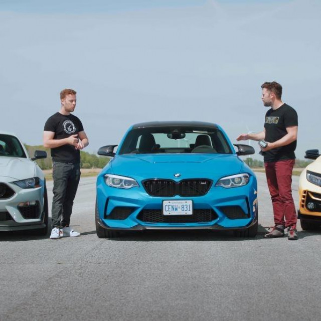 Ford Mustang Mach 1, BMW M2 CS i Honda Civic Type-R LE