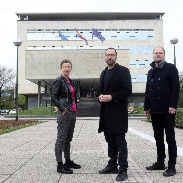 Danijela Dolenec, Tomislav Tomašević i Luka Korlaet