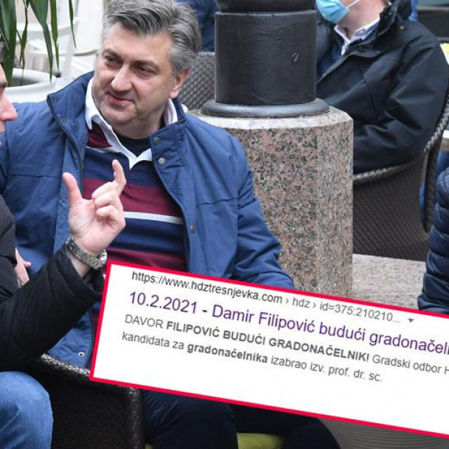 Plenković, Filipović i Jandroković