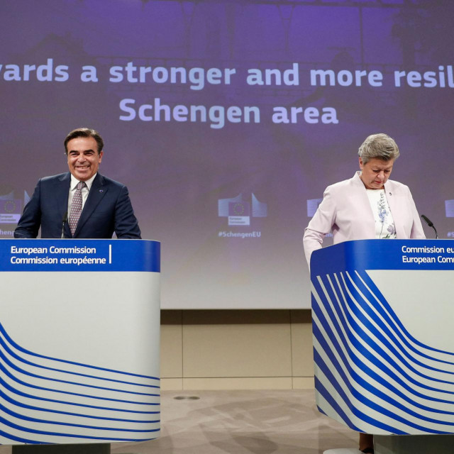 Margaritis Schinas i Ylva Johansson