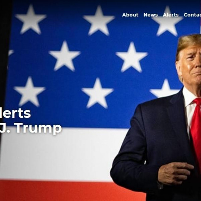 Naslovna strana Trumpova bloga