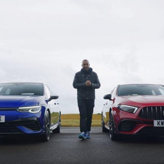 Mercedes A45 S AMG i Volkswagen Golf R