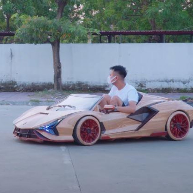 Drveni Lamborghini Sian