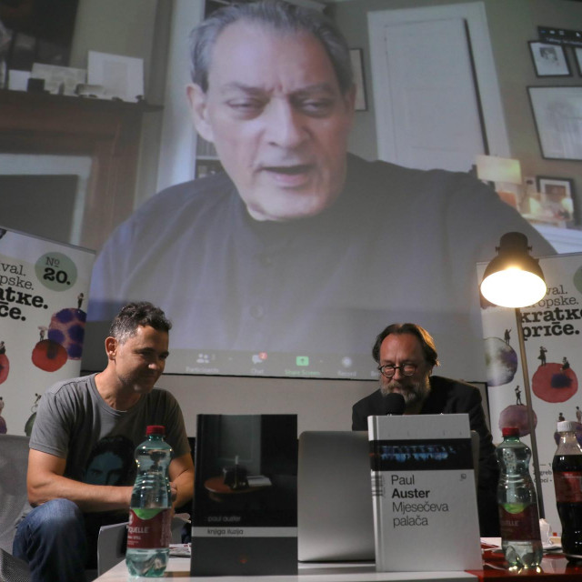 S Paulom Austerom su preko Zooma razgovarali Tomislav Brlek i Roman Simić
 